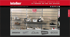 Desktop Screenshot of letelliershoes.com